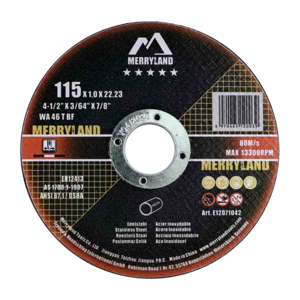 115 X 1.0 Stainless Steel Cutting Disc