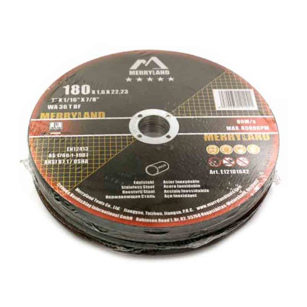 180 X 1.6 Stainless Steel Cutting Disc - Image 2